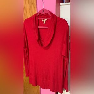 Bordeaux Oversized Cowl Neck, Drop Sleeve Sweater. Size Small. EUC
